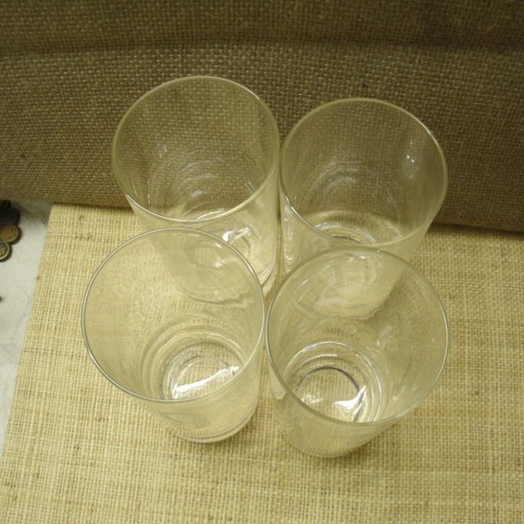 Vintage S initial Etched Glass Set of 4 - Picture 15 of 16